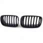 Preview: Upgrade Sportgrill Nieren für BMW X5 E70 / X6 E71 08-14 schwarz matt